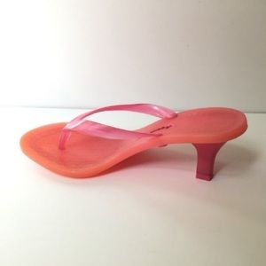 Brand New Aquarela Flip Flops, Fuschia, Size 6